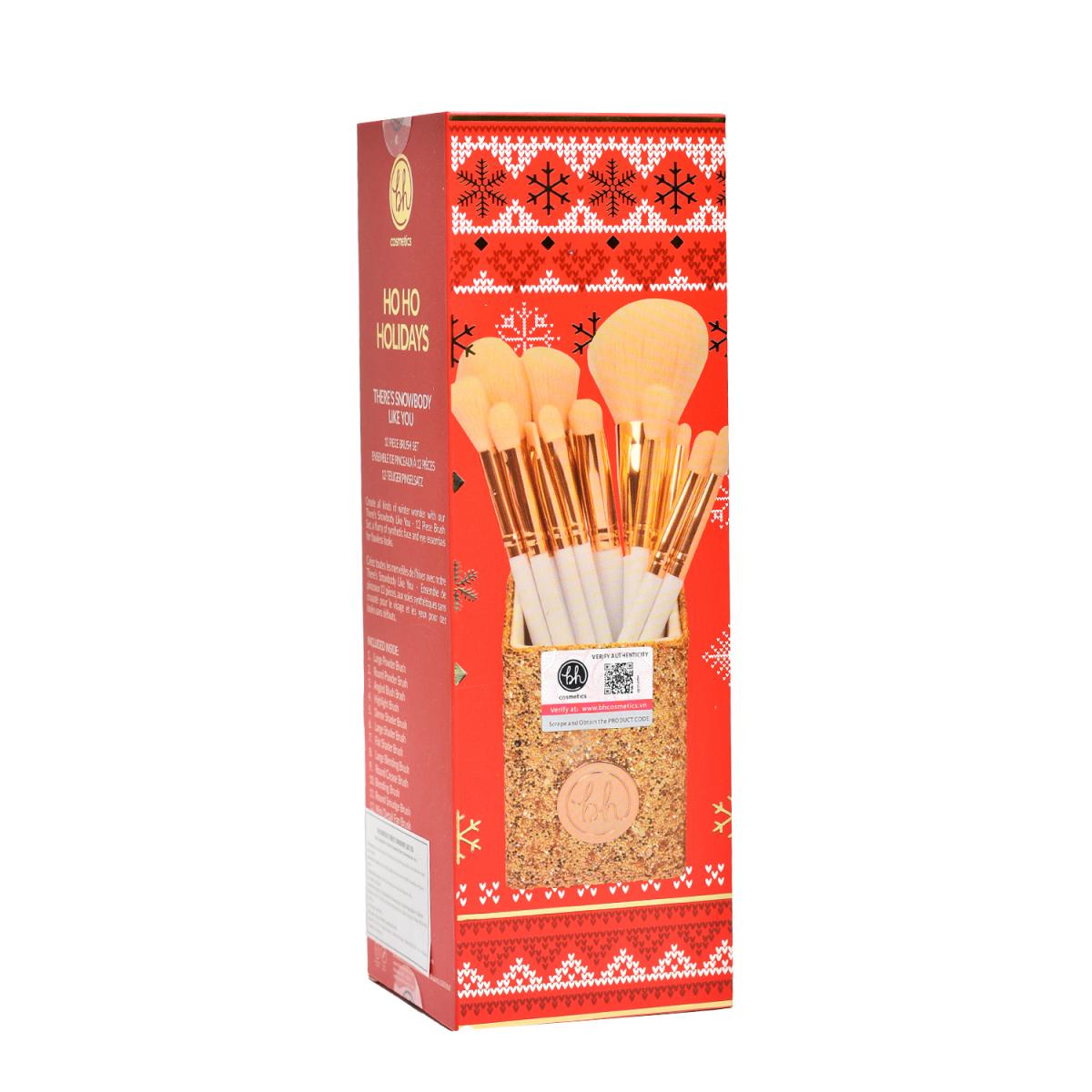 Bộ Cọ Trang Điểm 12 Cây BH COSMETICS There's Snowbody Like You BHBO33